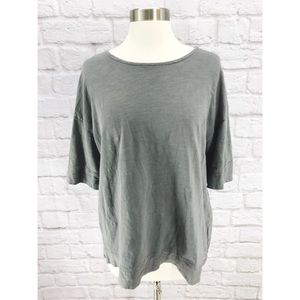 Everlane Tops - Everlane• Oversized Boxy Cotton Top Gray Boat Neck Everlane Tops - Everlane• Oversized Boxy Cotton Top Gray Boat Neck